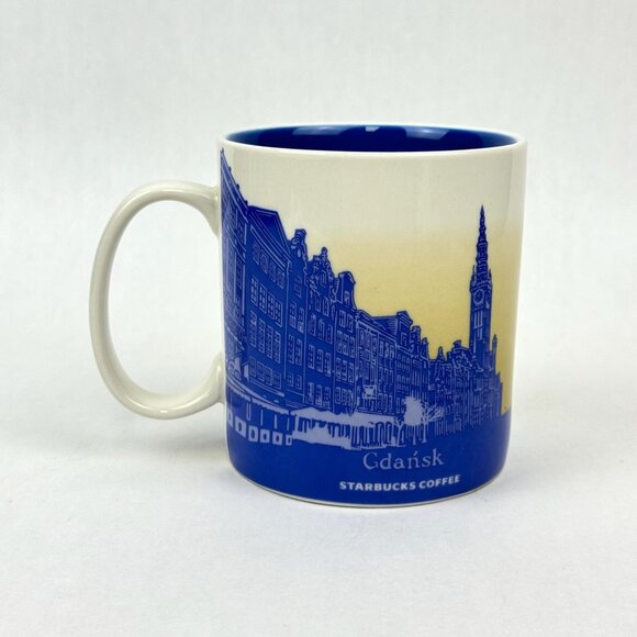 Starbucks Gdansk Poland Global Collector Icon Series 16 oz Coffee Mug 2012 - Picture 3 of 9